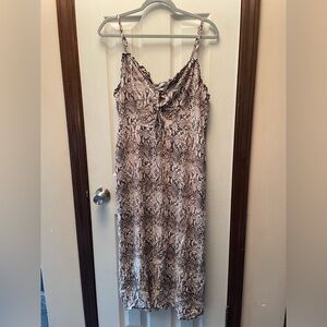Wild Fable snakeskin print maxi dress Sz XL